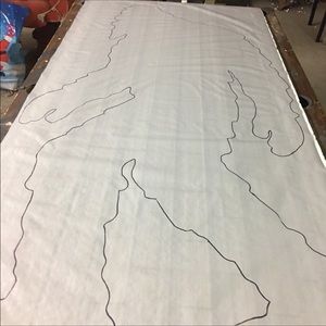 4’x8’ Bigfoot stencil